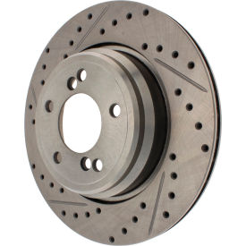 StopTech Select Sport Drilled and Slotted Brake Rotor; Rear Right, StopTech 227.34054R