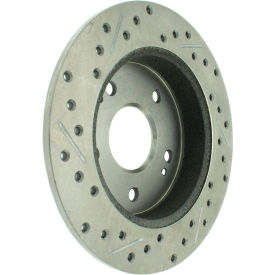 StopTech Select Sport Drilled and Slotted Brake Rotor; Rear Left, StopTech 227.40040L