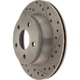 StopTech Select Sport Drilled and Slotted Brake Rotor; Front Left, StopTech 227.62020L StopTech Select Sport Drilled and Slotted Brake Rotor; Front Left, StopTech 227.62020L