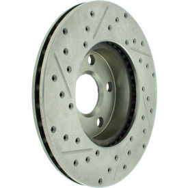 StopTech Select Sport Drilled and Slotted Brake Rotor; Front Left, StopTech 227.62034L StopTech Select Sport Drilled and Slotted Brake Rotor; Front Left, StopTech 227.62034L