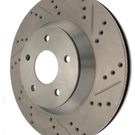 StopTech Select Sport Drilled and Slotted Brake Rotor; Front Left, StopTech 227.62046L