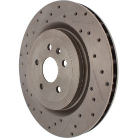 StopTech Select Sport Drilled and Slotted Brake Rotor; Rear Right, StopTech 227.62119R StopTech Select Sport Drilled and Slotted Brake Rotor; Rear Right, StopTech 227.62119R
