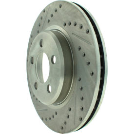 StopTech Select Sport Drilled and Slotted Brake Rotor; Front Right, StopTech 227.63059R