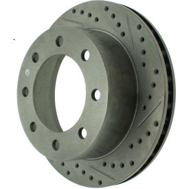 StopTech Select Sport Drilled and Slotted Brake Rotor; Rear Left, StopTech 227.65071L