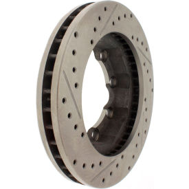 StopTech Select Sport Drilled and Slotted Brake Rotor; Front Left, StopTech 227.66026L