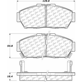 Centric Premium Semi-Metallic Brake Pads with Shims and Hardware, Centric Parts 300.06170