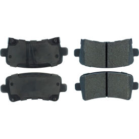 Centric Premium Semi-Metallic Brake Pads with Shims and Hardware, Centric Parts 300.14300