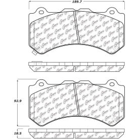 StopTech Street Brake Pads with Shims, StopTech 308.13820