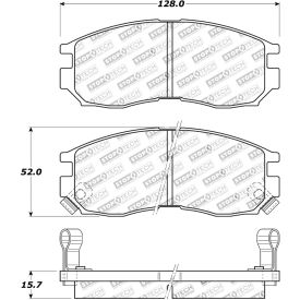StopTech Sport Brake Pads with Shims and Hardware, StopTech 309.04840