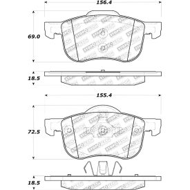StopTech Sport Brake Pads with Shims and Hardware, StopTech 309.07940 StopTech Sport Brake Pads with Shims and Hardware, StopTech 309.07940
