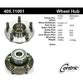 Centric Premium Hub and Bearing Assembly, Centric Parts 405.11001