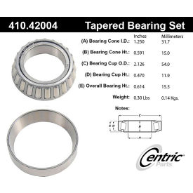 C-Tek Standard Wheel Bearing and Race Set, C-Tek 410.42004E C-Tek Standard Wheel Bearing and Race Set, C-Tek 410.42004E