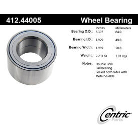 C-Tek Standard Double Row Wheel Bearing, C-Tek 412.44005E
