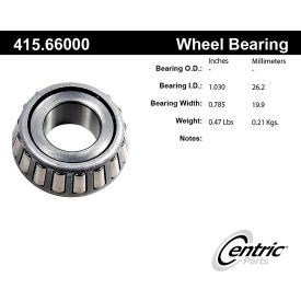 Centric Premium Bearing Cone, Centric Parts 415.66000 Centric Premium Bearing Cone, Centric Parts 415.66000