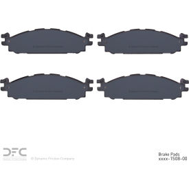 DFC Track/Street Pads - Low Metallic - Dynamic Friction Company 1000-1508-00