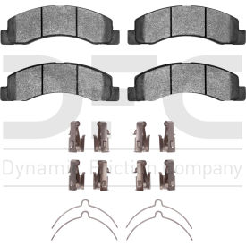 DFC Heavy Duty Pads and Hardware Kit - Dynamic Friction Company 1214-0756-01