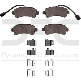 DFC Heavy Duty Pads and Hardware Kit - Dynamic Friction Company 1214-1746-01 DFC Heavy Duty Pads and Hardware Kit - Dynamic Friction Company 1214-1746-01