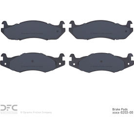 DFC 3000 Ceramic Brake Pads - Dynamic Friction Company 1310-0203-00