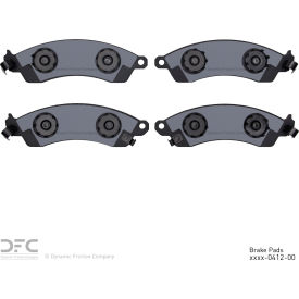 DFC 3000 Ceramic Brake Pads - Dynamic Friction Company 1310-0412-00