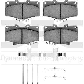 DFC 3000 Ceramic Pads and Hardware Kit - Dynamic Friction Company 1310-0611-01 DFC 3000 Ceramic Pads and Hardware Kit - Dynamic Friction Company 1310-0611-01