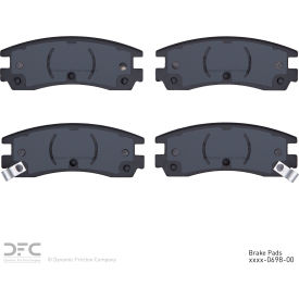 DFC 3000 Ceramic Brake Pads - Dynamic Friction Company 1310-0698-00