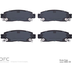 DFC 3000 Ceramic Brake Pads - Dynamic Friction Company 1310-0883-00