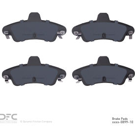 DFC 3000 Ceramic Brake Pads - Dynamic Friction Company 1310-0899-10