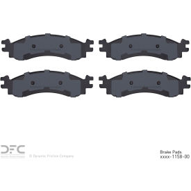 DFC 3000 Ceramic Brake Pads - Dynamic Friction Company 1310-1158-00
