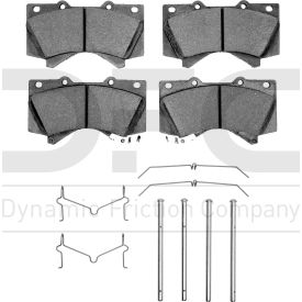 DFC 3000 Ceramic Pads and Hardware Kit - Dynamic Friction Company 1310-1303-01 DFC 3000 Ceramic Pads and Hardware Kit - Dynamic Friction Company 1310-1303-01