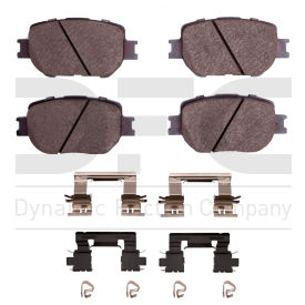 DFC 3000 Ceramic Pads and Hardware Kit - Dynamic Friction Company 1310-1733-01