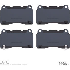 DFC 3000 Ceramic Brake Pads - Dynamic Friction Company 1310-1743-00