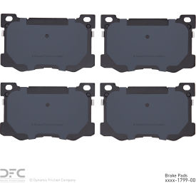 DFC 3000 Ceramic Brake Pads - Dynamic Friction Company 1310-1799-00