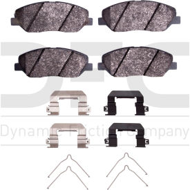 DFC 3000 Ceramic Pads and Hardware Kit - Dynamic Friction Company 1310-1917-01