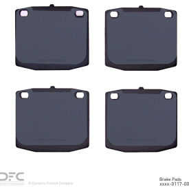 DFC 3000 Semi-Metallic Brake Pads - Dynamic Friction Company 1311-0117-00 DFC 3000 Semi-Metallic Brake Pads - Dynamic Friction Company 1311-0117-00