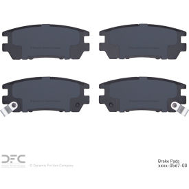 DFC 3000 Semi-Metallic Brake Pads - Dynamic Friction Company 1311-0567-00