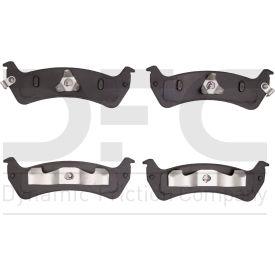 DFC 3000 Semi-Metallic Brake Pads - Dynamic Friction Company 1311-0625-00