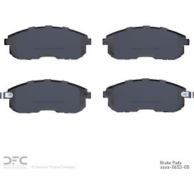 DFC 3000 Semi-Metallic Brake Pads - Dynamic Friction Company 1311-0653-00 DFC 3000 Semi-Metallic Brake Pads - Dynamic Friction Company 1311-0653-00