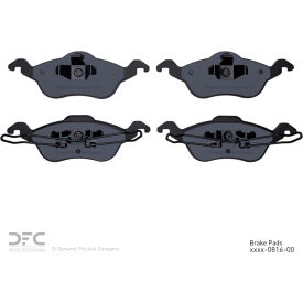 DFC 3000 Semi-Metallic Brake Pads - Dynamic Friction Company 1311-0816-00