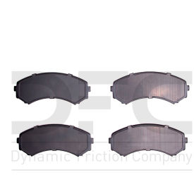 DFC 3000 Semi-Metallic Brake Pads - Dynamic Friction Company 1311-0867-00