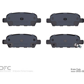 DFC 3000 Semi-Metallic Brake Pads - Dynamic Friction Company 1311-0905-00