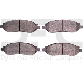 DFC 3000 Semi-Metallic Brake Pads - Dynamic Friction Company 1311-1068-00