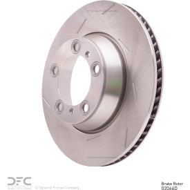 Disc Brake Rotor - Slotted - Dynamic Friction Company 610-02066D