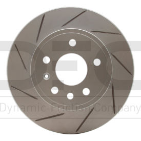 DFC GEOSPEC Coated Rotor - Slotted - Dynamic Friction Company 614-65010