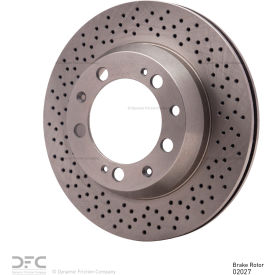 Disc Brake Rotor - Drilled - Dynamic Friction Company 620-02027