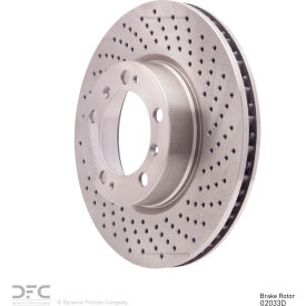 Disc Brake Rotor - Drilled - Dynamic Friction Company 620-02033D