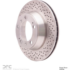 Disc Brake Rotor - Drilled - Dynamic Friction Company 620-02034