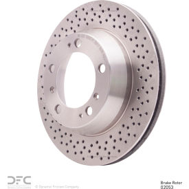 Disc Brake Rotor - Drilled - Dynamic Friction Company 620-02053