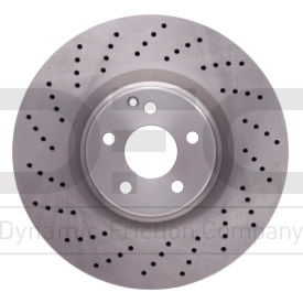 Disc Brake Rotor - Drilled - Dynamic Friction Company 620-63058