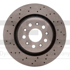 Disc Brake Rotor - Drilled - Dynamic Friction Company 620-79010 Disc Brake Rotor - Drilled - Dynamic Friction Company 620-79010