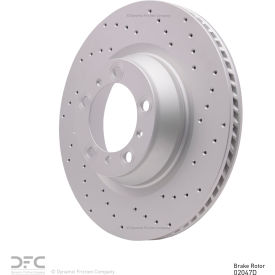 DFC GEOSPEC Coated Rotor - Drilled - Dynamic Friction Company 624-02047D